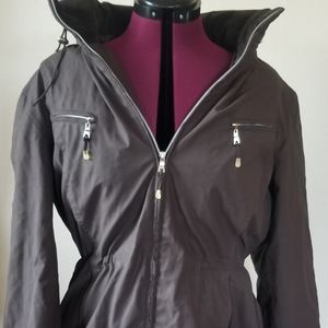 Brown winter waterproof jacket